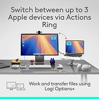 Logitech MX Master 4 Bluetooth Optical Mouse for Mac - White Silver - Only at Best Buy