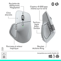 Logitech MX Master 4 Bluetooth Optical Mouse for Mac - White Silver - Only at Best Buy