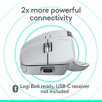 Logitech MX Master 4 Bluetooth Optical Mouse for Mac - White Silver - Only at Best Buy