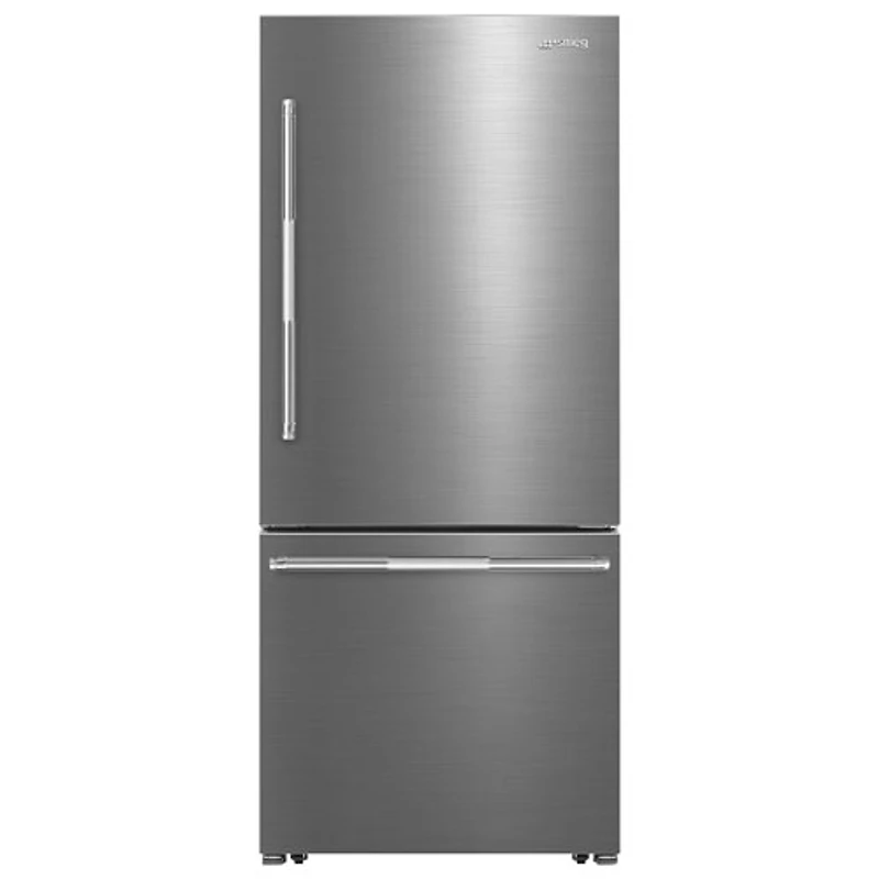 Réfrigérateur à congélateur inférieur 16,1 pi³ 30 po de Smeg (BM30URXI) - Acier inoxydable