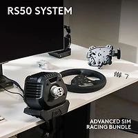 Logitech G RS50 3-Piece Sim Racing Steering Wheel System for PS5/PS4/PC