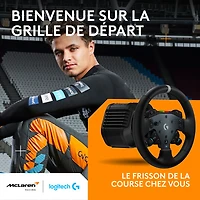 Logitech G RS50 3-Piece Sim Racing Steering Wheel System for PS5/PS4/PC