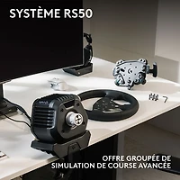 Logitech G RS50 3-Piece Sim Racing Steering Wheel System for PS5/PS4/PC