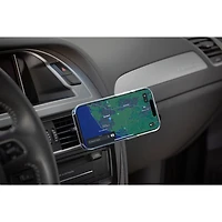 Support de tableau de bord/bouche d'air magnétique sans fil Qi2 25 W MagicMount Charge Pro de Scosche (MPQTRDV-SP)