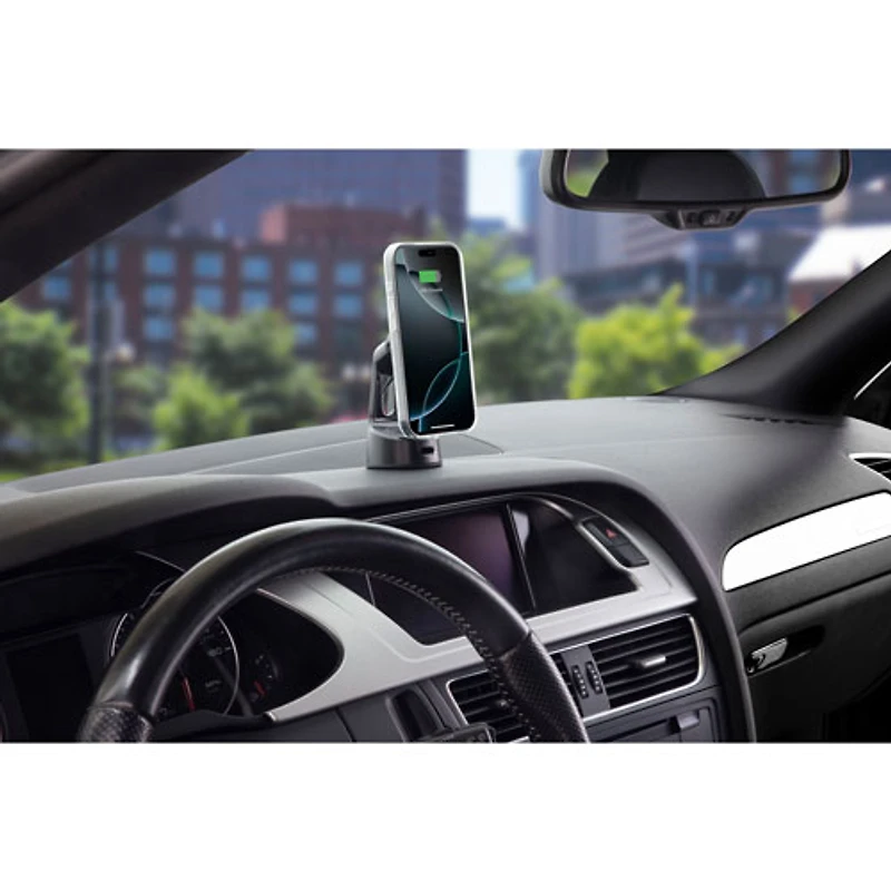 Scosche MagicMount Charge Pro 25W Qi2 Magnetic Wireless Dash Mount (MPQTRWD-SP)