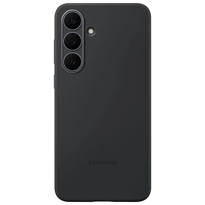 Samsung Silicone Fitted Soft Shell Case for Galaxy S25 FE - Black