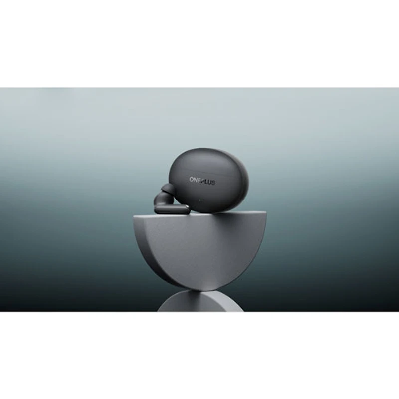 Écouteurs boutons 100 % sans fil à suppression du bruit Buds 4 de OnePlus - Gris tempête