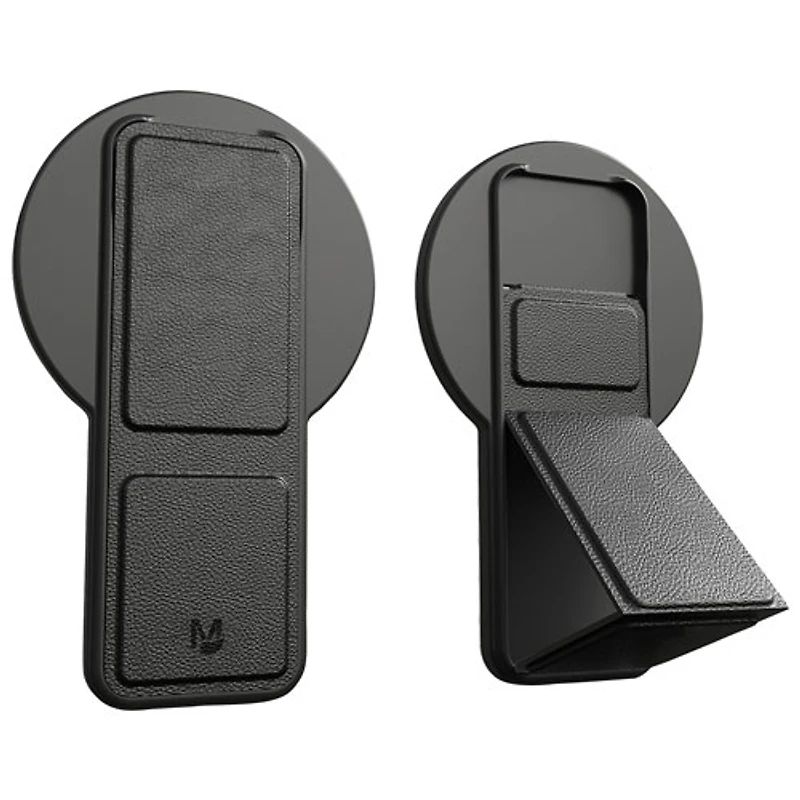 Prise extensible avec support universel MagSafe Matter de CLCKR pour téléphone cellulaire - Noir