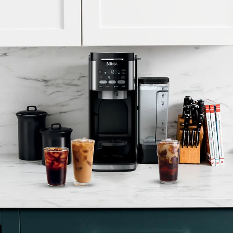 Ninja DualBrew Grounds & Pods Hot & Iced Coffee Maker - 12-Cup - Black/Stainless Steel