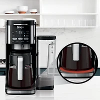 Cafetière à café chaud et glacé pour dosettes et café moulu DualBrew de Ninja - 12 tasses - Noir/Acier inoxydable