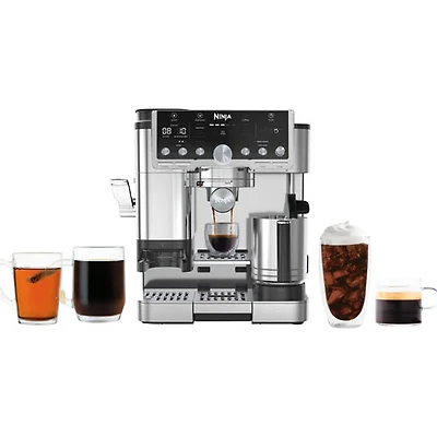Ninja Luxe Café Pro Series 4-in-1 Espresso Machine - Black/Stainless Steel