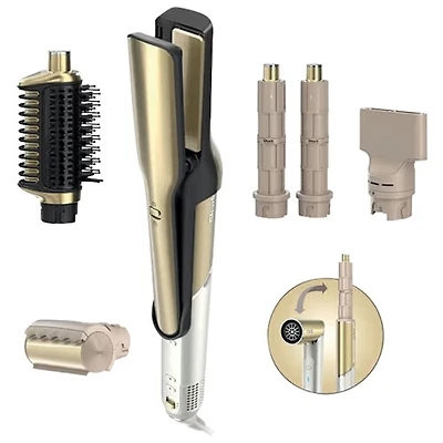 Système de séchage et de coiffure à air avec outil chauffant de Shark (HD6041SC)