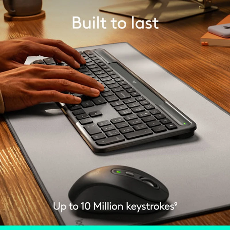 Logitech Signature Slim Solar+ Bluetooth Keyboard - Graphite - English