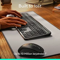 Logitech Signature Slim Solar+ Bluetooth Keyboard - Graphite - English