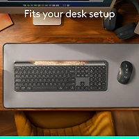 Logitech Signature Slim Solar+ Bluetooth Keyboard - Graphite - English
