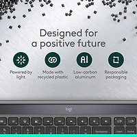 Logitech Signature Slim Solar+ Bluetooth Keyboard - Graphite - English