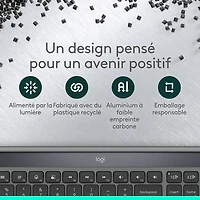 Logitech Signature Slim Solar+ Bluetooth Keyboard - Graphite - English