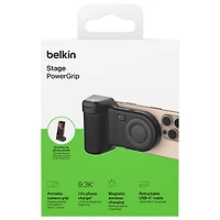 Belkin PowerGrip 9300 mAh USB-C Power Bank with USB-C Cable - Charcoal