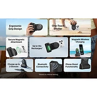 Belkin PowerGrip 9300 mAh USB-C Power Bank with USB-C Cable - Charcoal