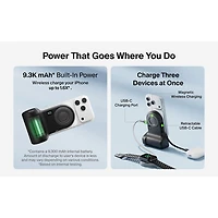 Belkin PowerGrip 9300 mAh USB-C Power Bank with USB-C Cable - Charcoal