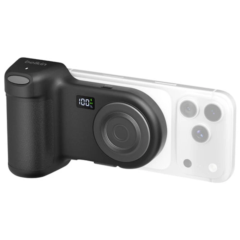 Belkin PowerGrip 9300 mAh USB-C Power Bank with USB-C Cable - Charcoal