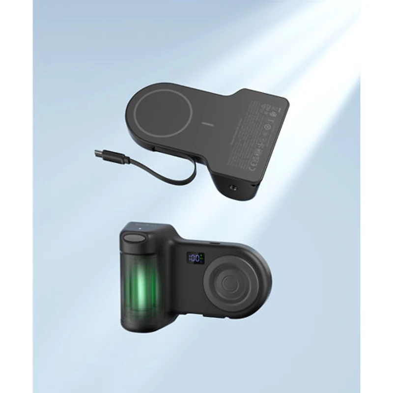 Belkin PowerGrip 9300 mAh USB-C Power Bank with USB-C Cable - Charcoal