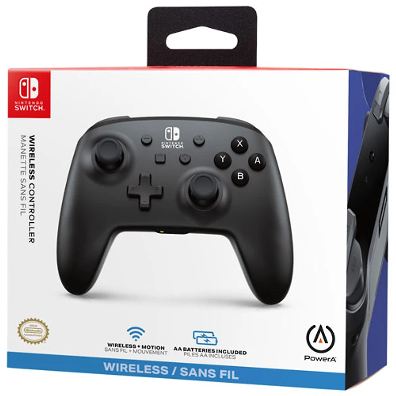 PowerA Wireless Controller for Nintendo Switch & Switch 2 - Black