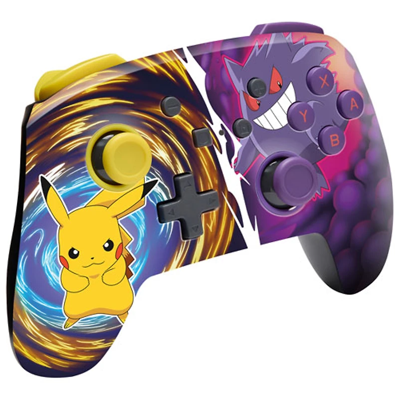 PowerA Enhanced Wireless Controller for Nintendo Switch - Pikachu vs. Gengar
