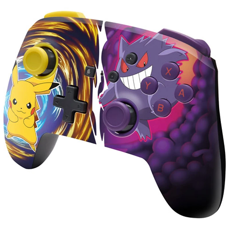 PowerA Enhanced Wireless Controller for Nintendo Switch - Pikachu vs. Gengar