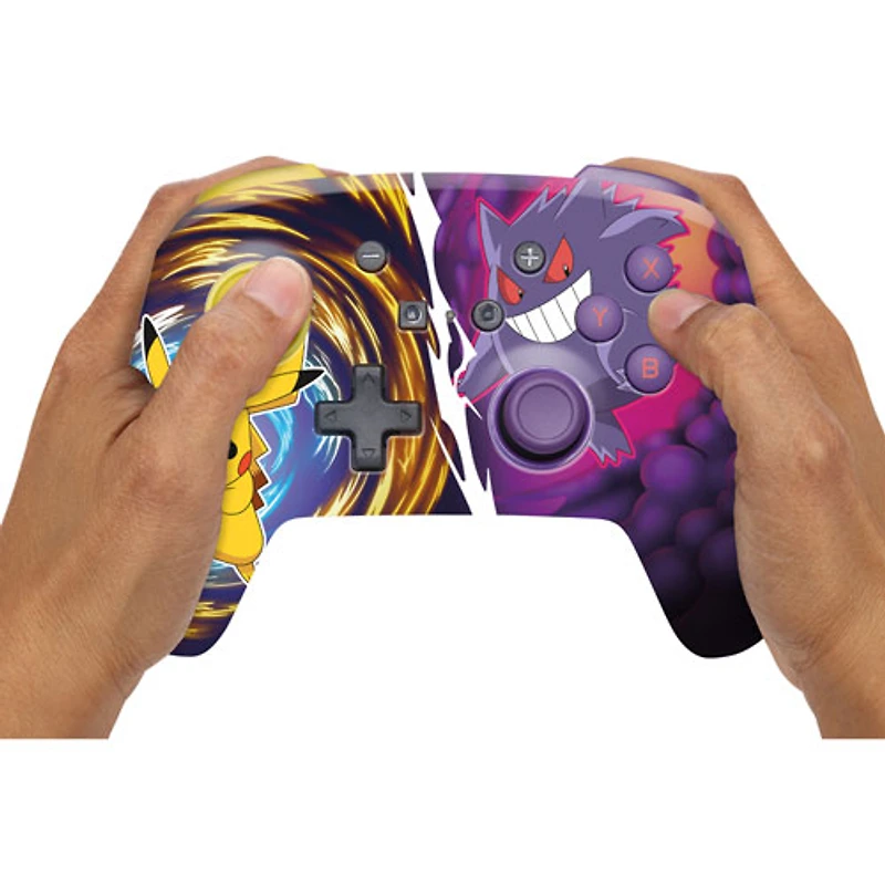 PowerA Enhanced Wireless Controller for Nintendo Switch - Pikachu vs. Gengar
