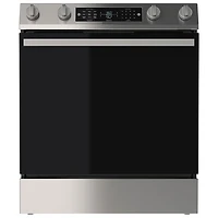 Cuisinière électrique encastrable avec convection véritable et friture à air chaud 5,8 pi³ 30 po de Hisense (HFE3502CAS) - Acier inoxydable