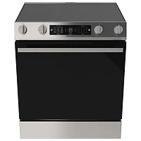 Cuisinière électrique encastrable avec convection véritable et friture à air chaud 5,8 pi³ 30 po de Hisense (HFE3502CAS) - Acier inoxydable