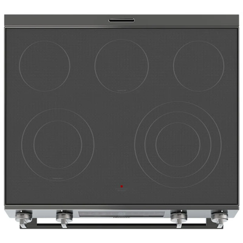 Hisense 30" 5.8 Cu. Ft. True Convection Slide-In Electric Air Fry Range (HFE3502CAS) - Stainless Steel