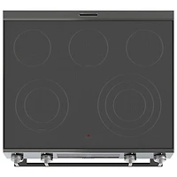 Hisense 30" 5.8 Cu. Ft. True Convection Slide-In Electric Air Fry Range (HFE3502CAS) - Stainless Steel