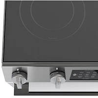 Cuisinière électrique encastrable avec convection véritable et friture à air chaud 5,8 pi³ 30 po de Hisense (HFE3502CAS) - Acier inoxydable