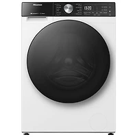 Laveuse à vapeur à chargement frontal de 3,1 pi³ de Hisense (WF5S2845BW) - Blanc