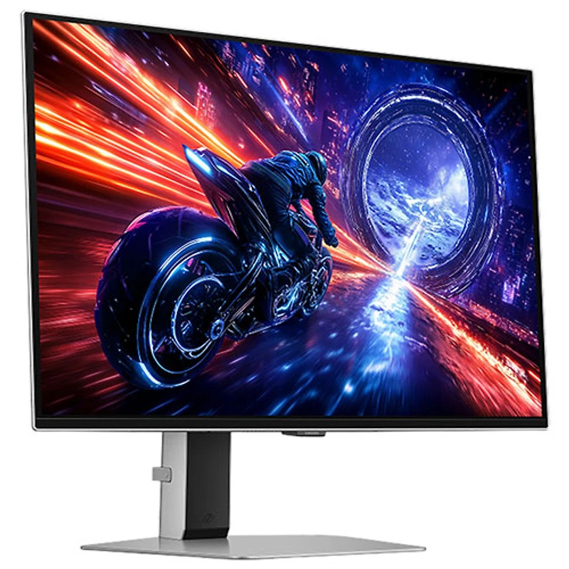 Samsung Odyssey G6 27" WQHD 500Hz 0.03ms GTG OLED FreeSync Gaming Monitor (LS27FG600SNXZA) - Silver