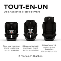 Cybex Callisto G 360 3-in-1 Convertible High-Back Booster Car Seat - Moon Black