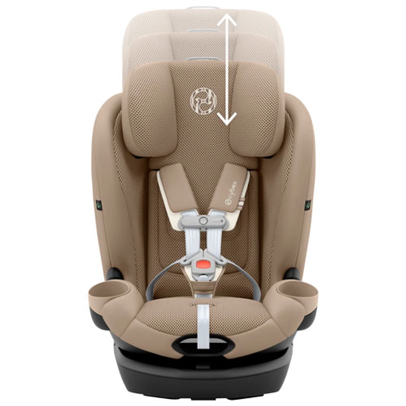 Siège rehausseur convertible à dossier haut 3-en-1 Callisto G 360 de Cybex - Beige amande