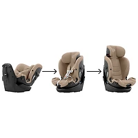 Siège rehausseur convertible à dossier haut 3-en-1 Callisto G 360 de Cybex - Beige amande