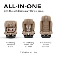 Siège rehausseur convertible à dossier haut 3-en-1 Callisto G 360 de Cybex - Beige amande
