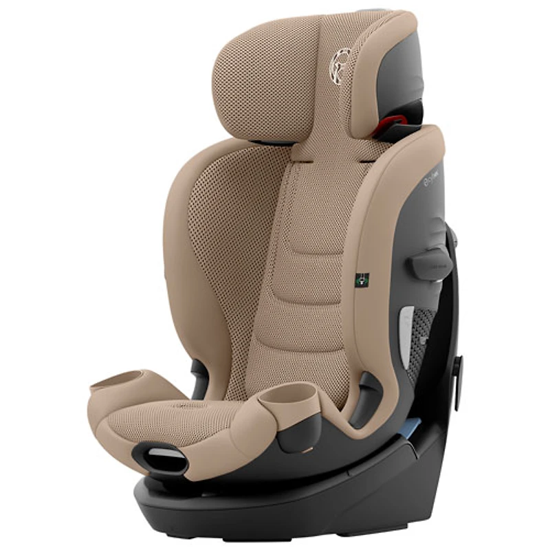 Siège rehausseur convertible à dossier haut 3-en-1 Callisto G 360 de Cybex - Beige amande