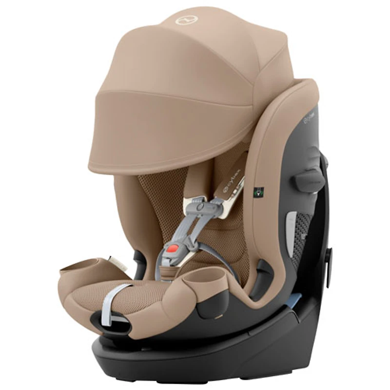 Siège rehausseur convertible à dossier haut 3-en-1 Callisto G 360 de Cybex - Beige amande