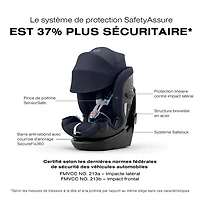 Cybex Callisto G 360 3-in-1 Convertible High-Back Booster Car Seat - Ocean Blue