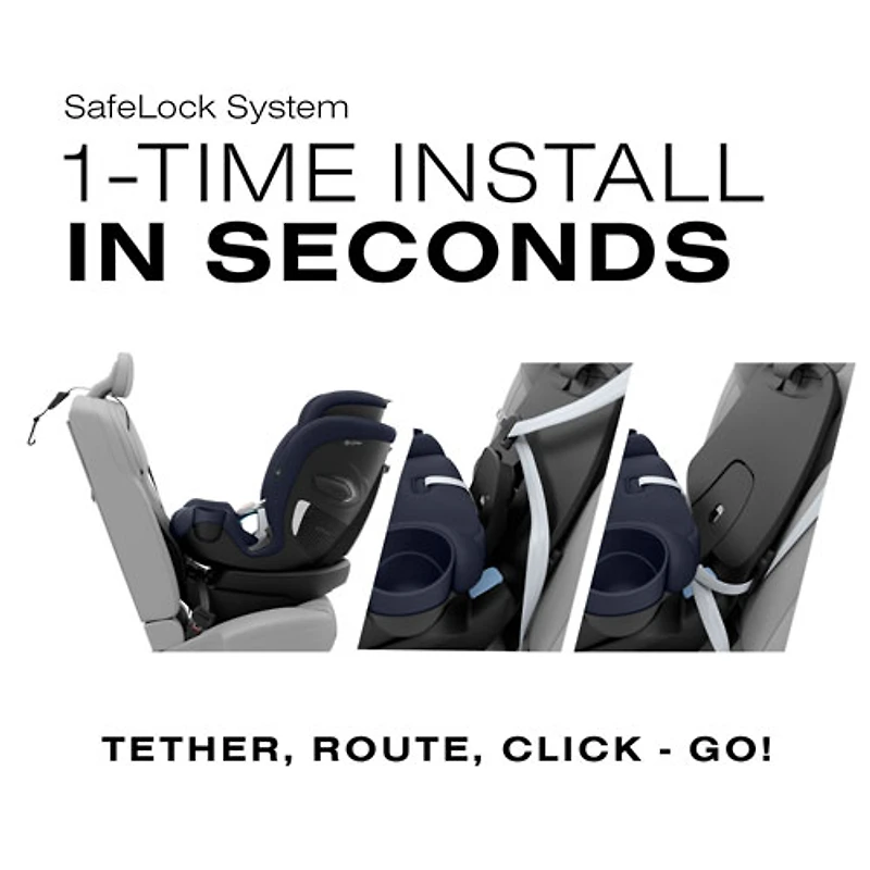 Cybex Callisto G 360 3-in-1 Convertible High-Back Booster Car Seat - Ocean Blue