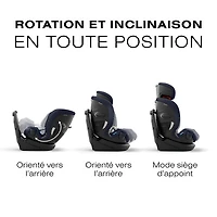 Cybex Callisto G 360 3-in-1 Convertible High-Back Booster Car Seat - Ocean Blue