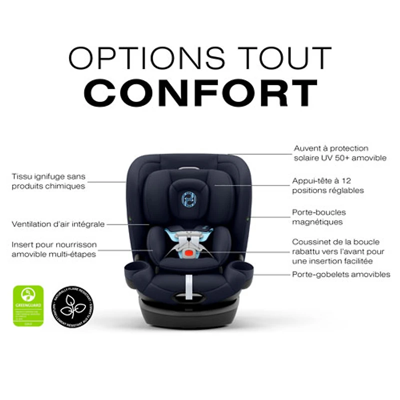 Cybex Callisto G 360 3-in-1 Convertible High-Back Booster Car Seat - Ocean Blue