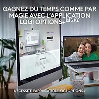 Ensemble clavier mince et souris optique Bluetooth MK955 Signature Slim de Logitech - Blanc - Anglais