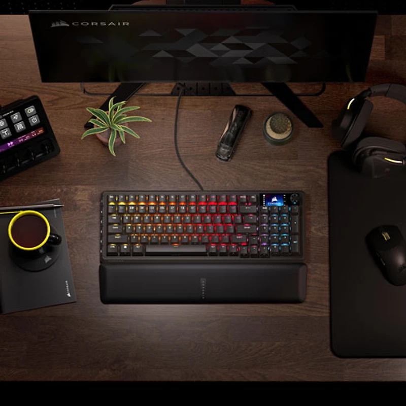 Corsair Vanguard 96 Backlit Mechanical Linear Gaming Keyboard - English - Only at Best Buy