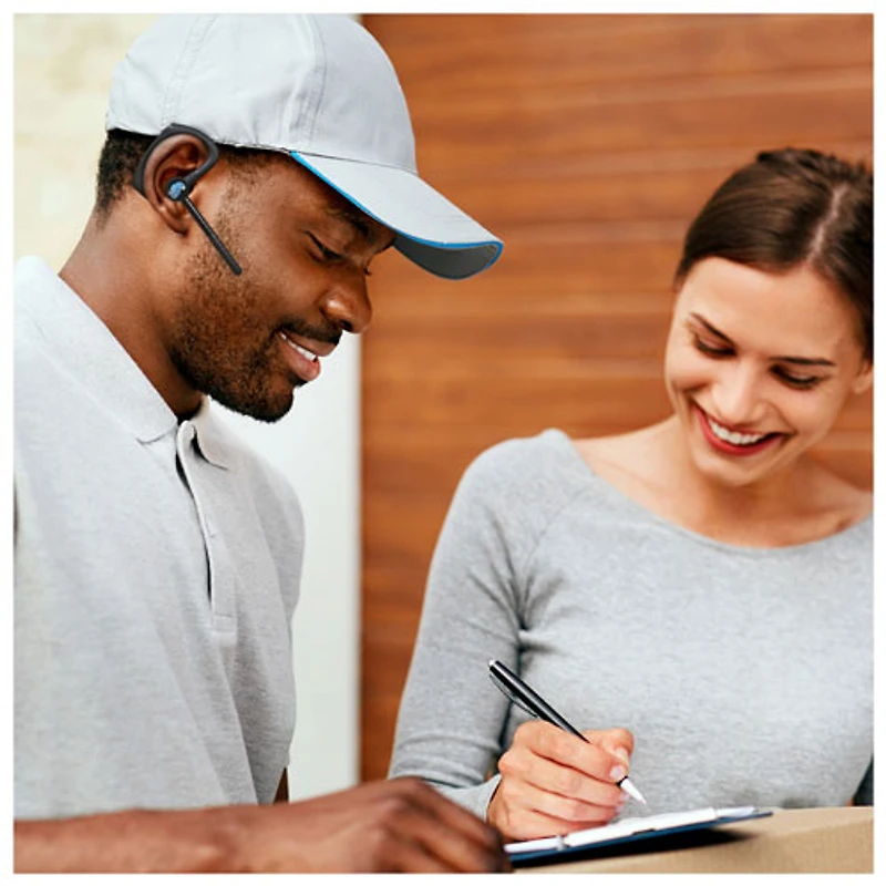 BlueParrott M500-XT Wireless Bluetooth Mono Headset with 93% Noise-Cancelling Microphone